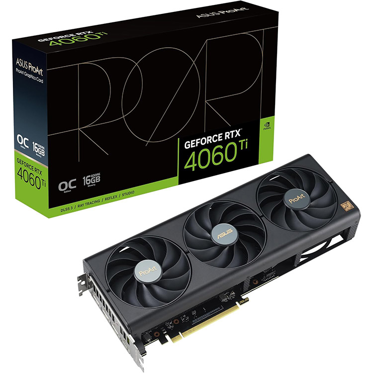 خرید کارت گرافیک Asus ProArt GeForce RTX 4060 Ti OC - حافظه 16 گیگابایت